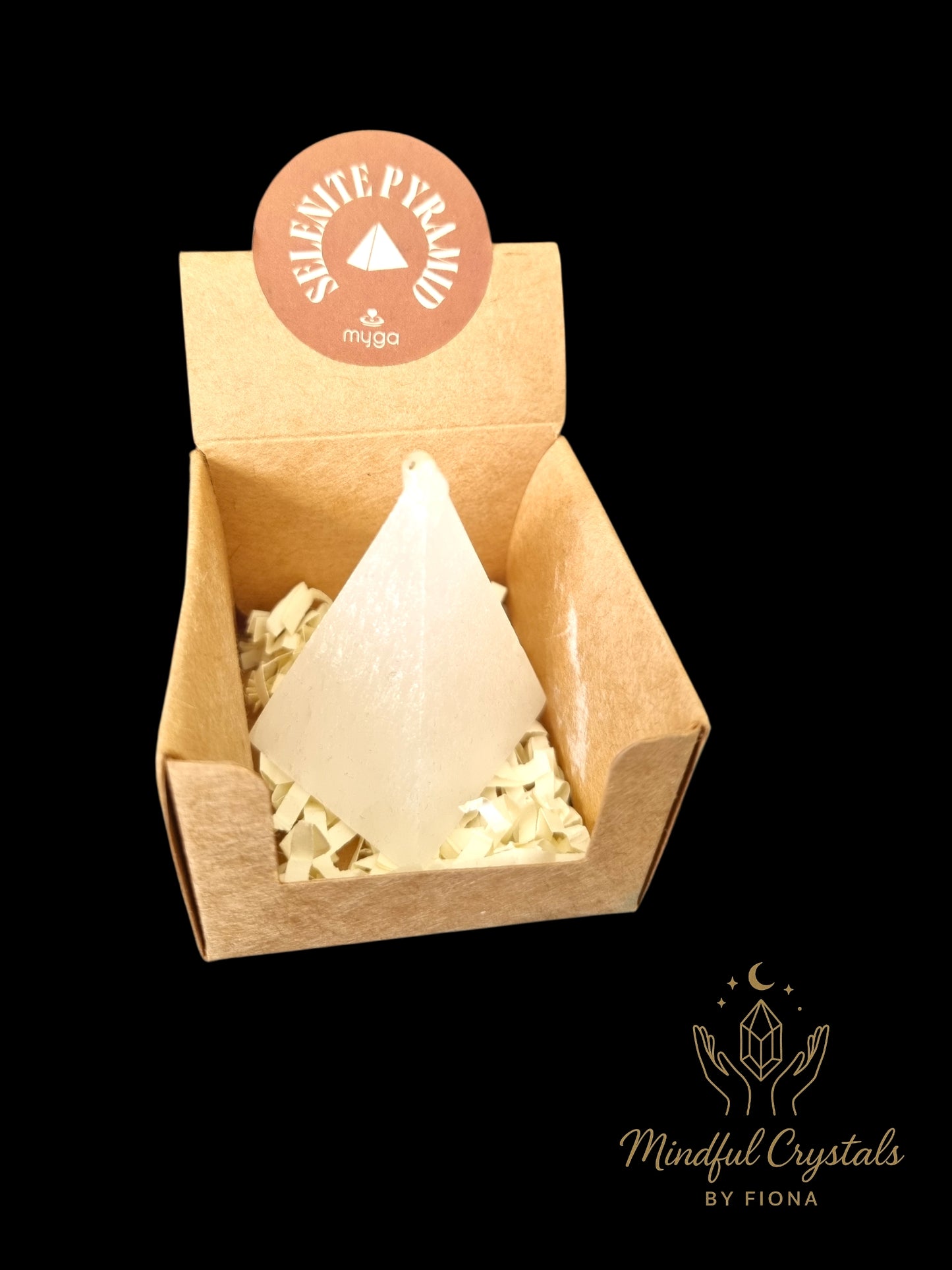 Selenite Pyramid Crystal