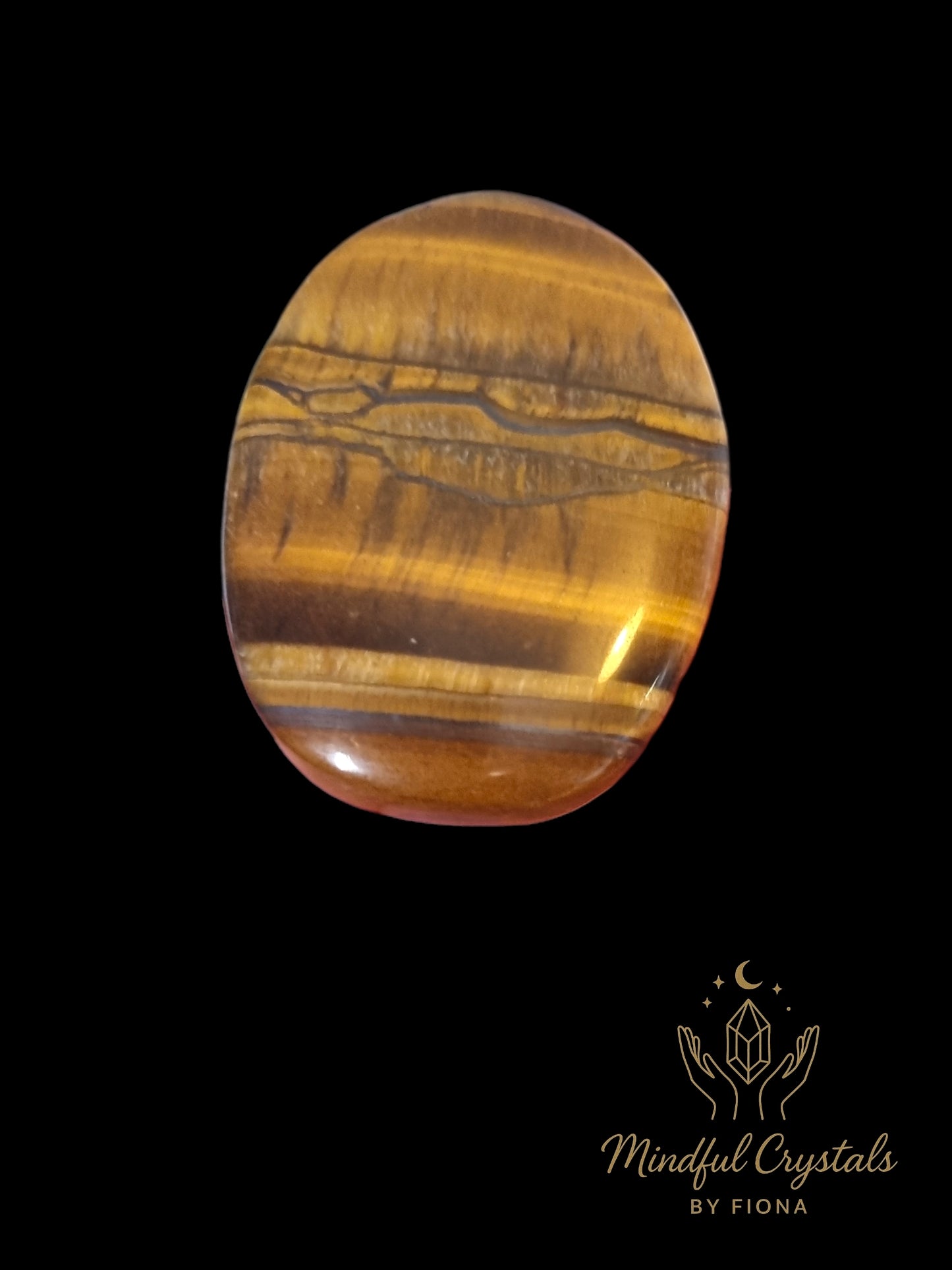 Tigers eye Thumb Stone
