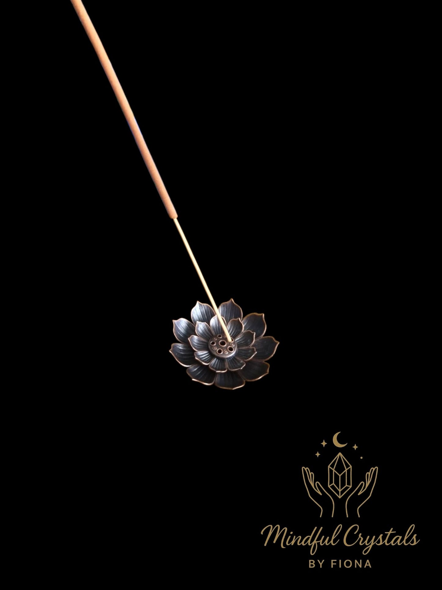 Small Metal Lotus Flower Incense Stick holder