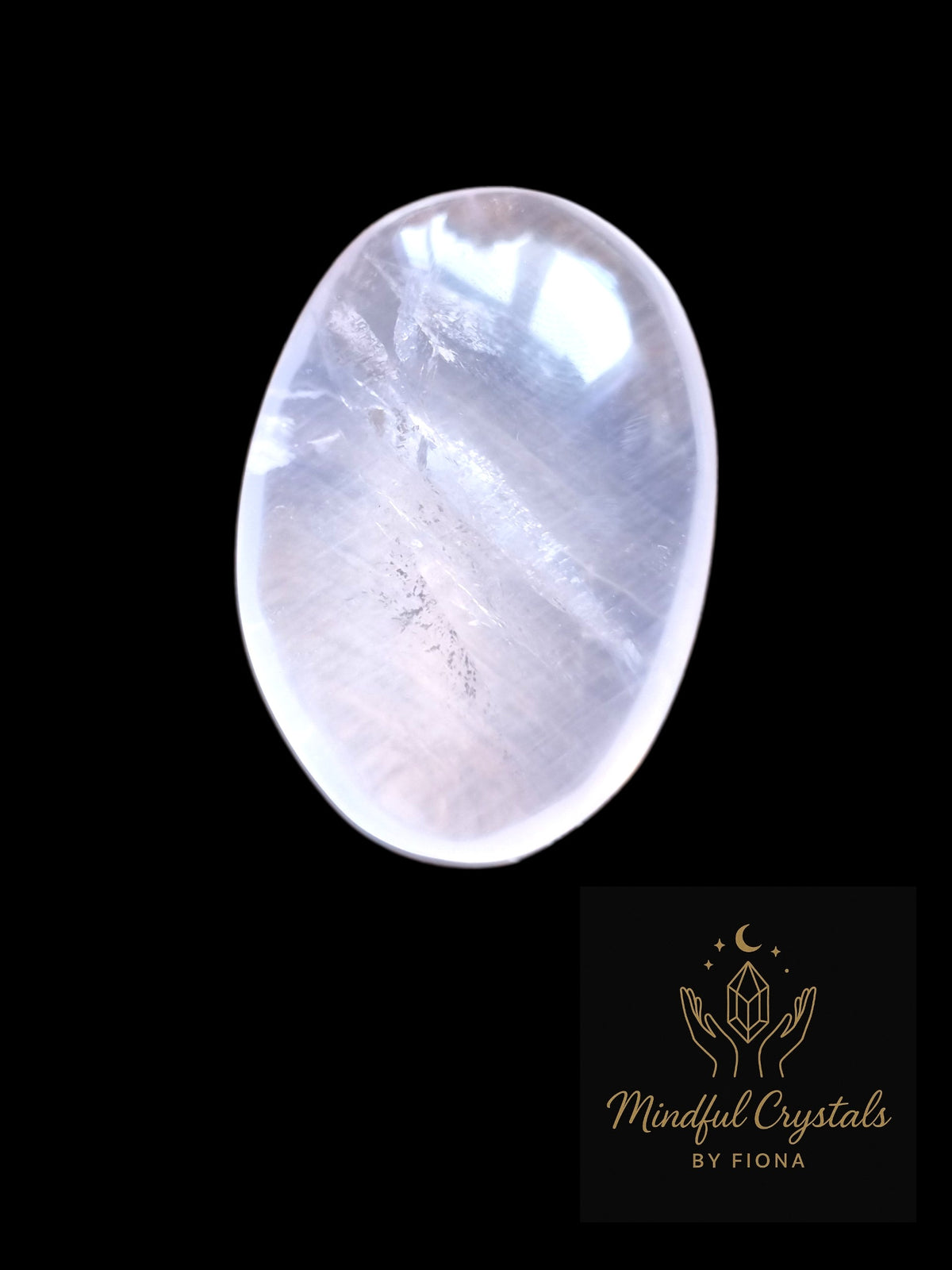 Rose Quartz Palm stone
