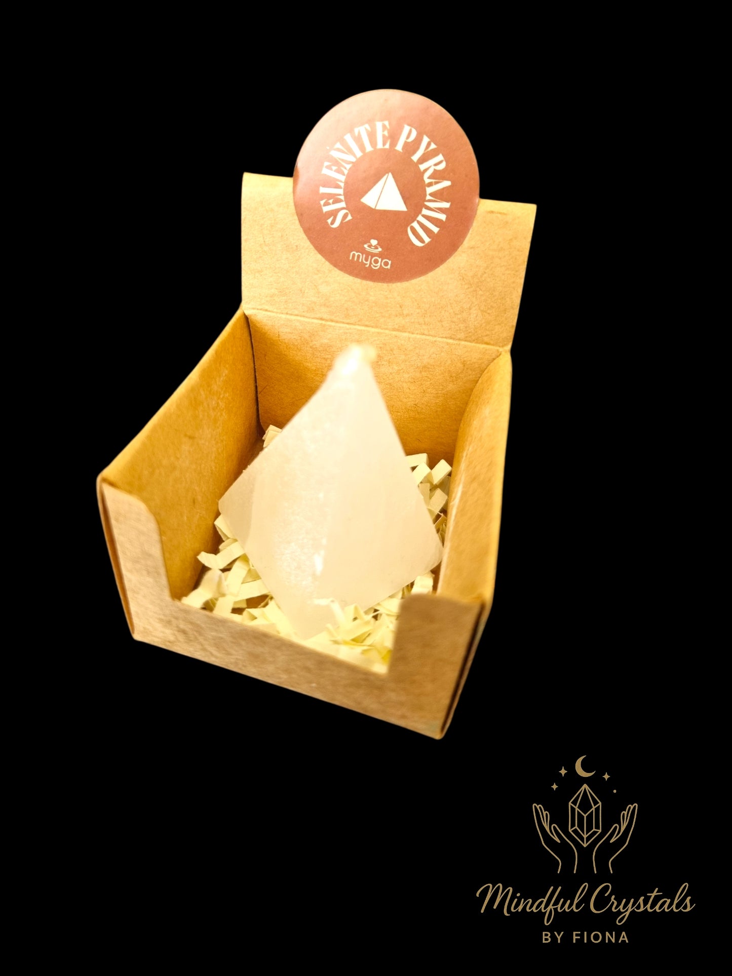 Selenite Pyramid Crystal