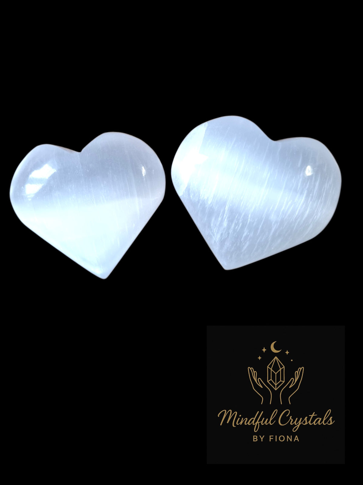 Selenite Crystal Heart