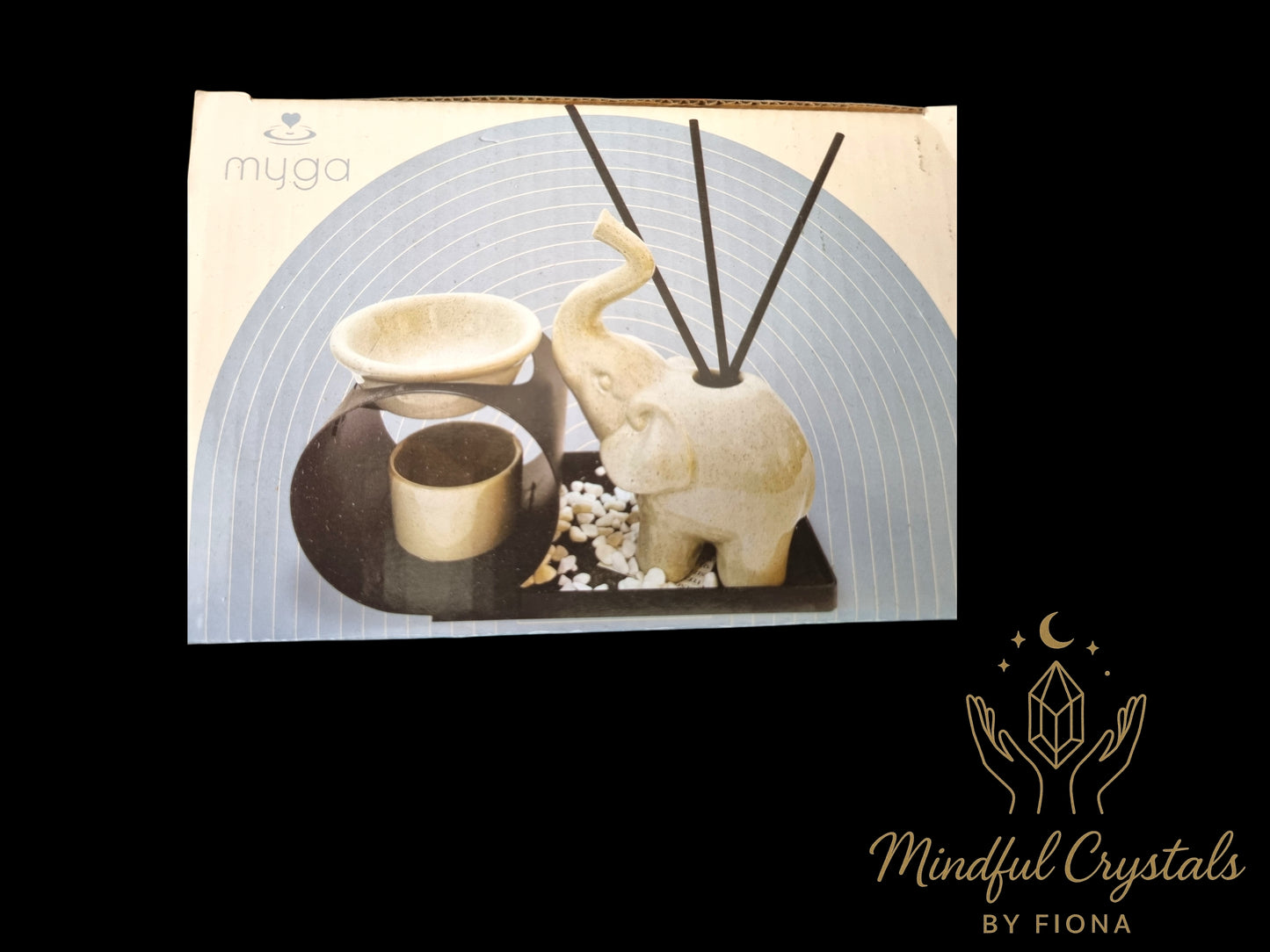 Elephant Incense Burner Set