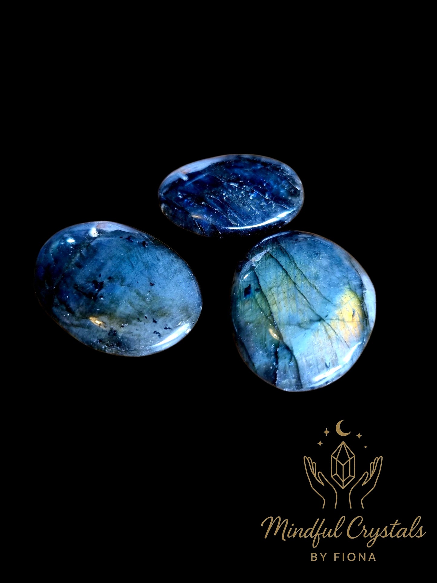 Labradorite palm stone