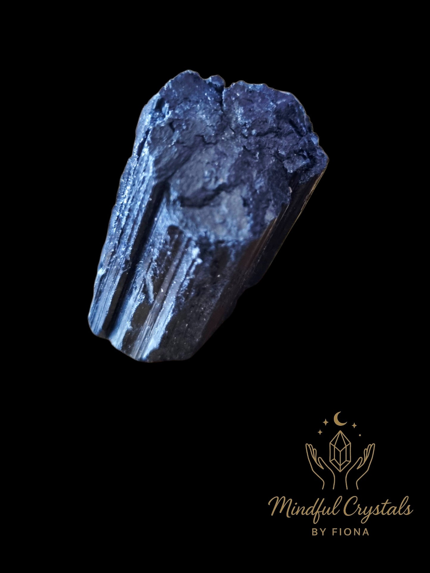 Black Tourmaline Point Crystal