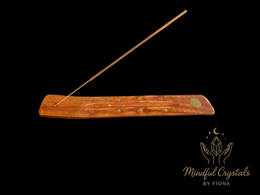 Sun Wood incense holder