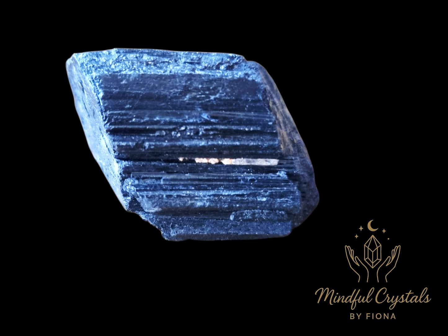 Black Tourmaline Point Crystal