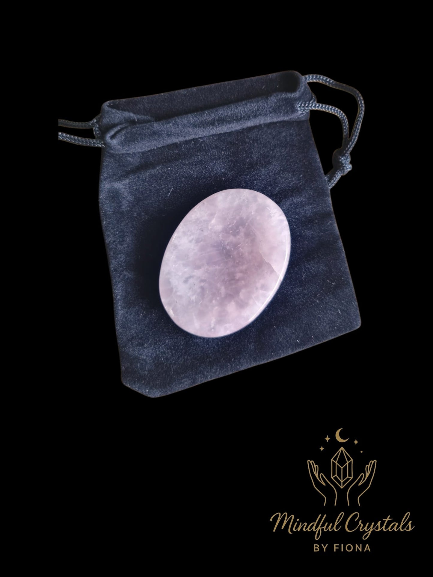 Rose Quartz thumb stone